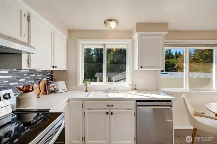 Tons of natural light!