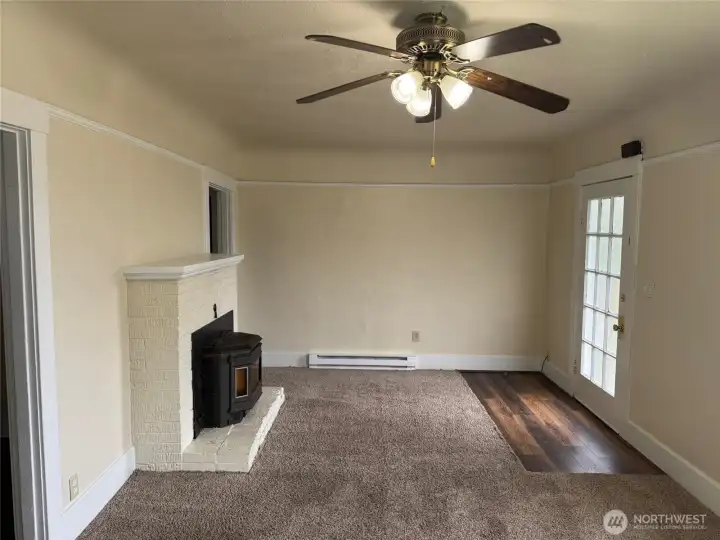 Living Room with Pellet Stove