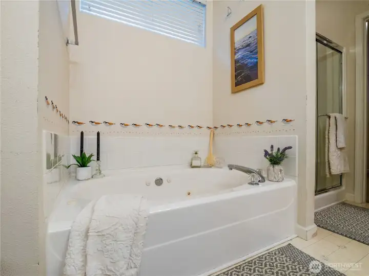 Feeling stressed? Take a relaxing soak in the tub and let the burden of the world melt away.