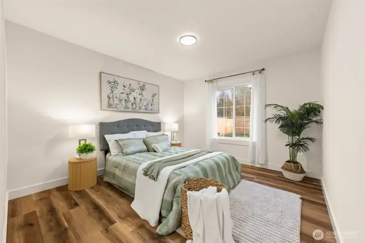 Enter your roomy primary suite!