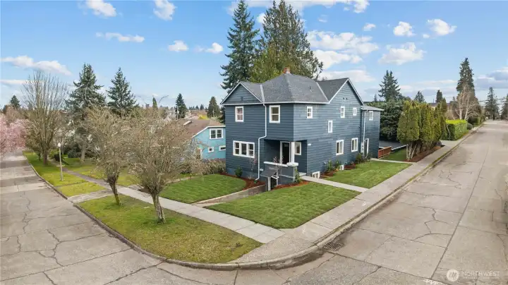 Fully Permitted & Remodeled Home in the North End. Located Across the Street from University of Puget Sound on a Large Corner Lot.