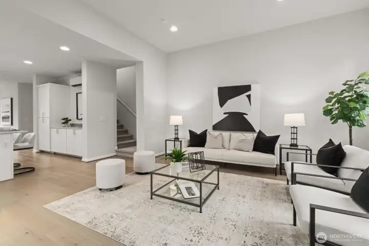 Living room (staged)