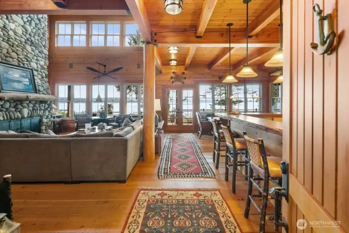 ENTER THROUGH THE FRONT DOOR INTO A WORLD OF FINE WOOD CRAFTSMANSHIP