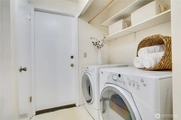 Main Floor utility room.