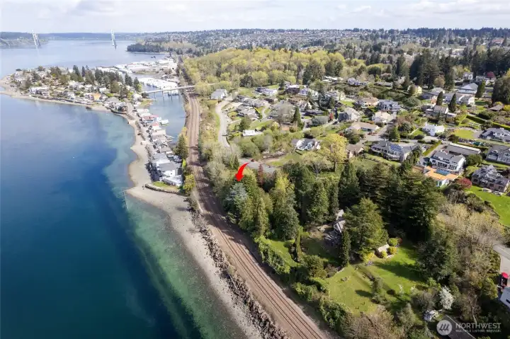 In a coveted University Place neighborhood close to the water.