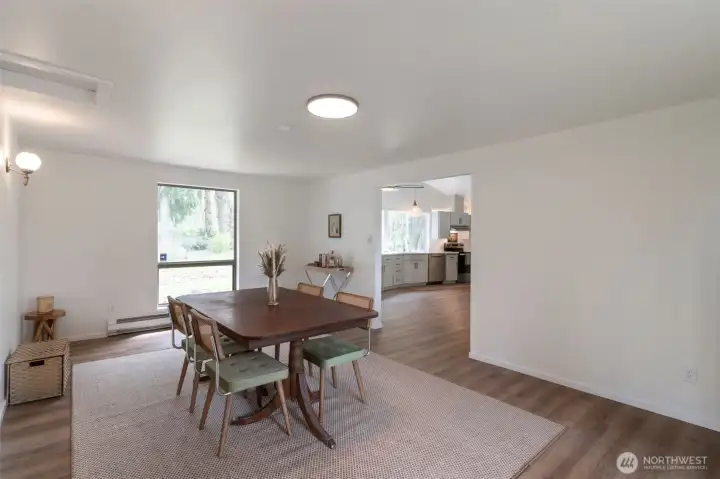 Extra space for formal dining room and or TV, Rec room