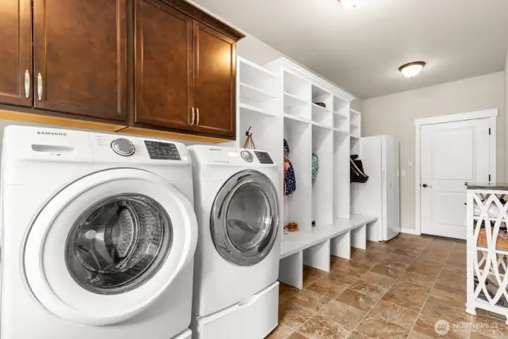 Main floor utility room