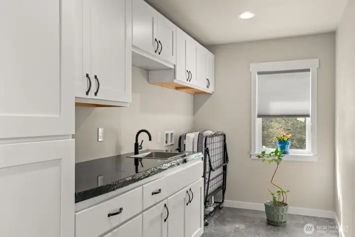 Apartment utility room