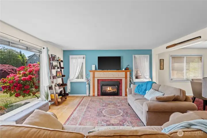 Living Room with Large Picture Window