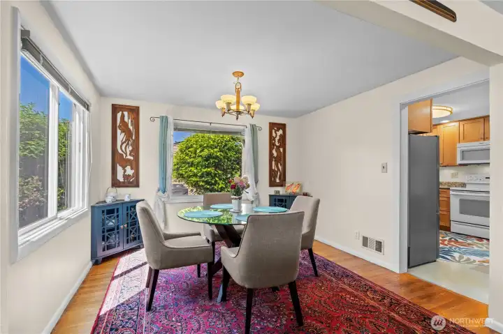 Dining Room with plenty of windows!