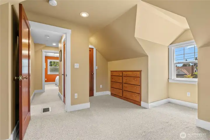 Bedroom 2: Built-In Dresser (all drawers work!) and Walk-In Closet.