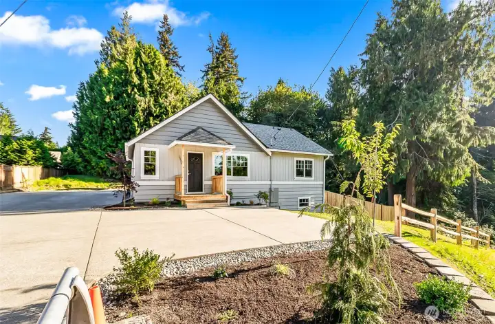 New driveway~ New Landscaping~ New fence