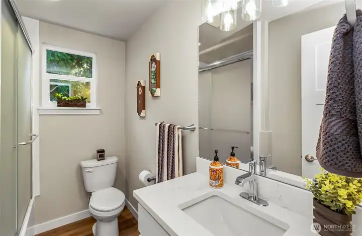 Main bathroom #1 upstairs~ full with all new everything~