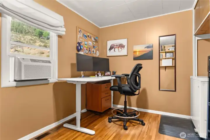 Bedroom turned home office Bedroom turned home office