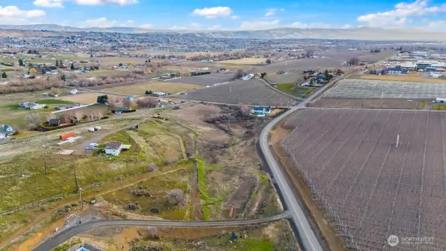 Aerial View, Looking North