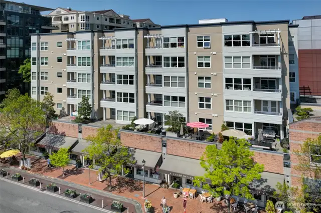 Complex looking north (from Main St)