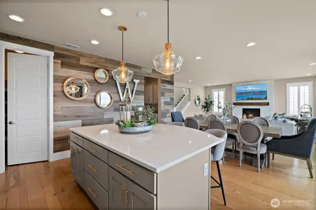 RH lighting fixtures throughout!