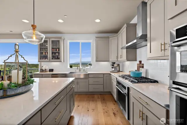 full ceiling tile backsplash in Kitchen & baths