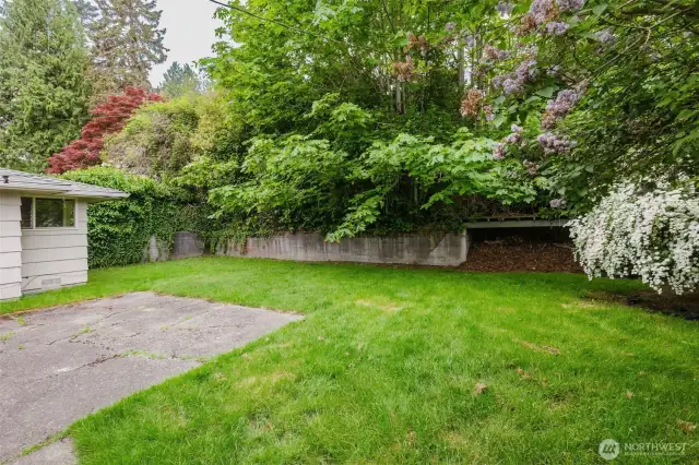 peaceful retreat surrounded by mature landscaping and natural beauty.