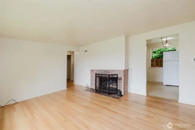 Clean lines, neutral tones, and mid-century touches make this space easy to personalize.