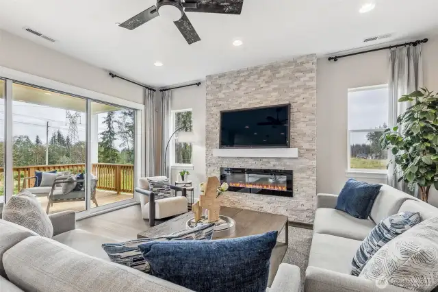 Photos are of the Darius Model Home on Lot 2