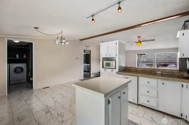 Mudroom off kitchen