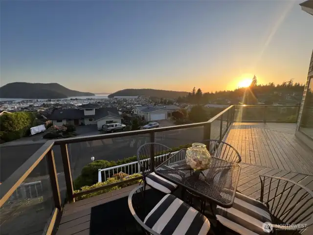 Sunset views await