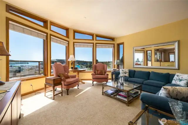 Main level living...