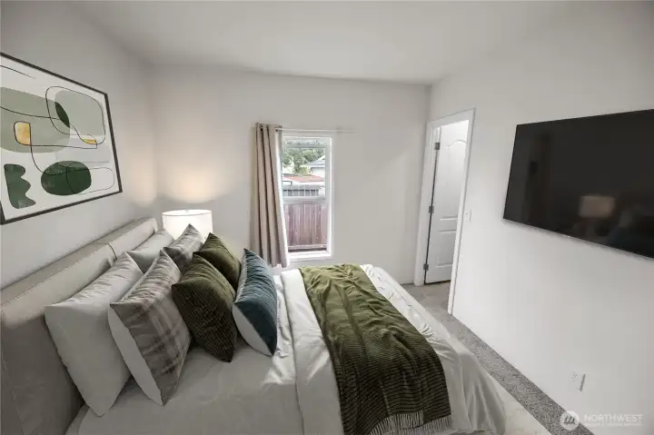 Virtual staging -Primary Bedroom
