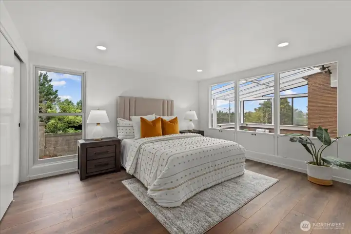 Primary next to Sunroom