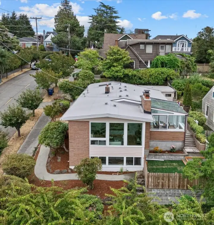 Bird's Eye View of Home