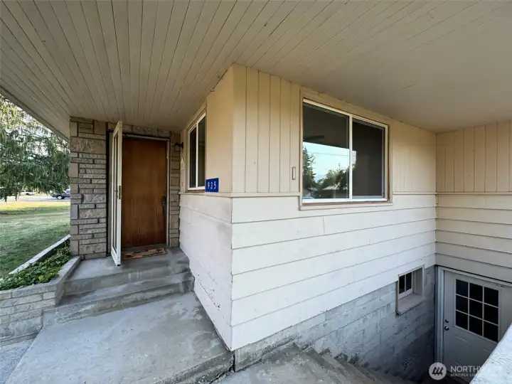 Front door & separate basement entrance