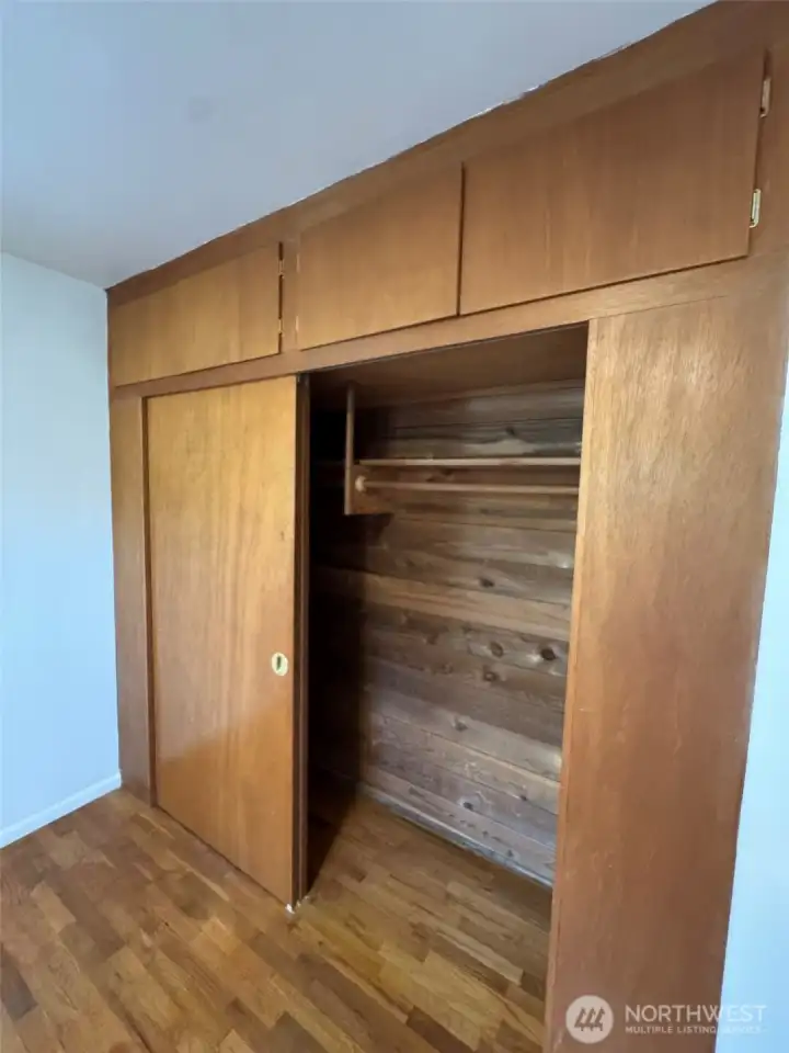 Genuine cedar lined closet in BR 2 (also in BR 3)