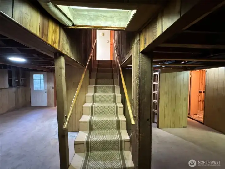 Basement stairs