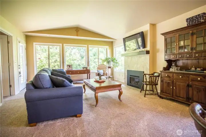 Open living space is adjacent to third bedroom, office, or bonus space - you choose!