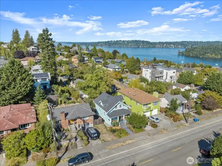 Blocks from Lake Washington