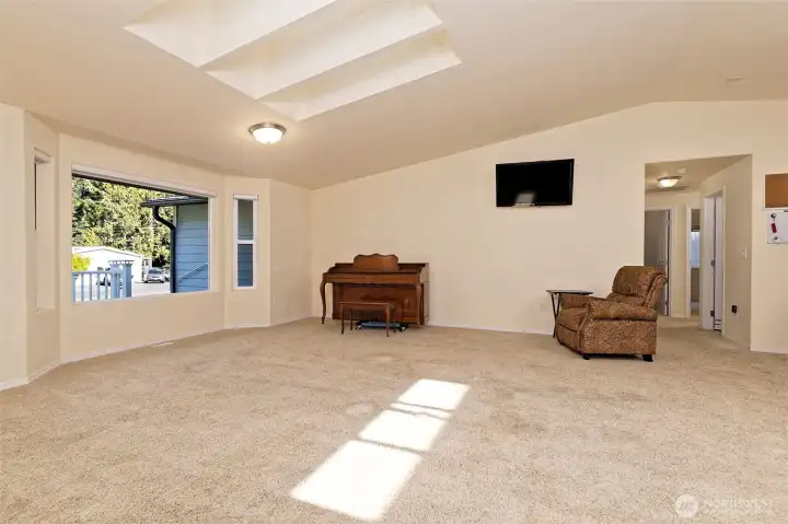 Great room...so much natural light