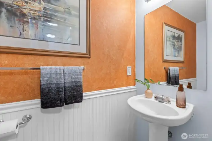 Main floor powder room