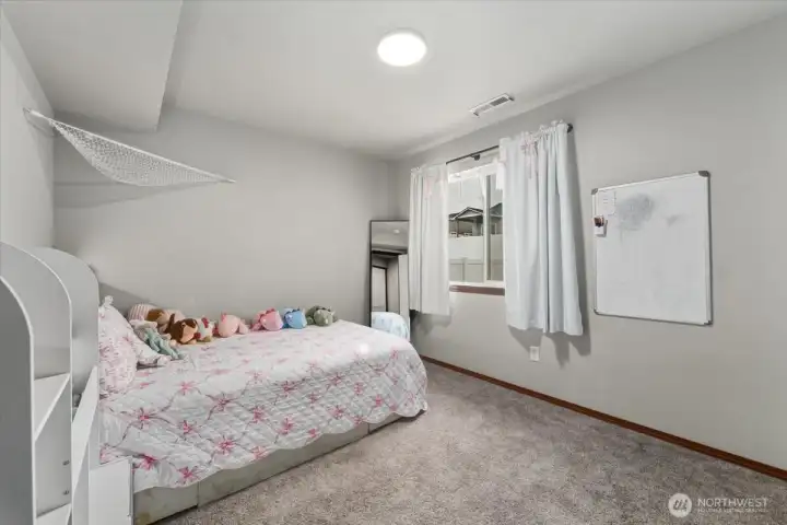 Lower level bedroom.