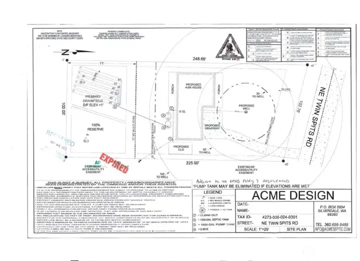 This is a GRAVITY septic system which will save you thousands of dollars to install!