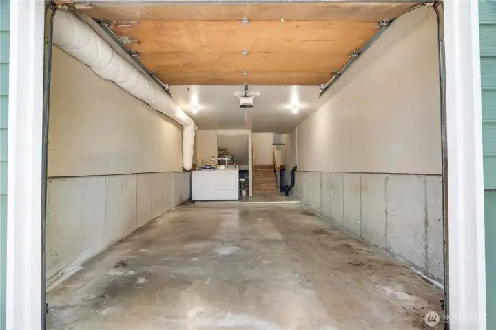 1 Car Garage and Laundry