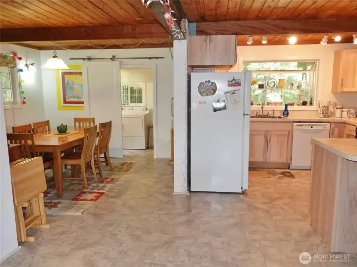 Kitchen and Dining Room.