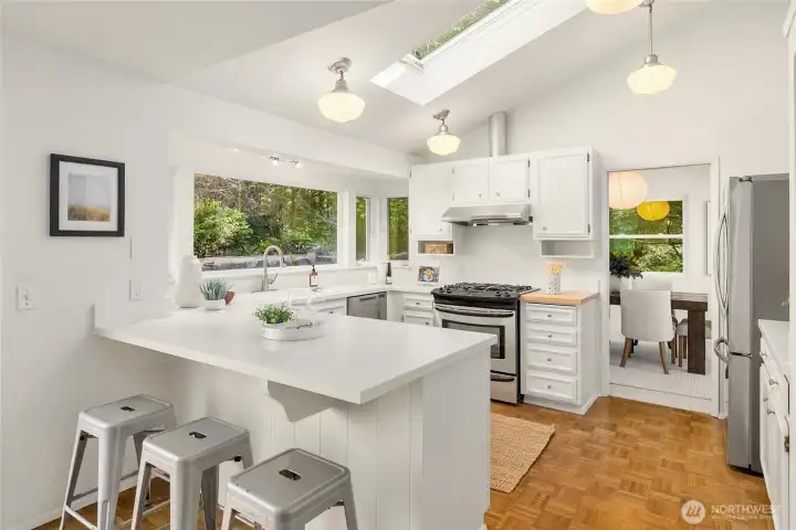 Open Counter Space for busy households.