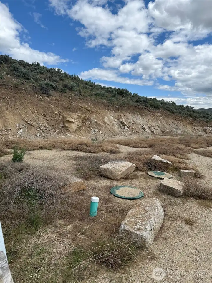 Septic is on the property. This is the drain field designation
