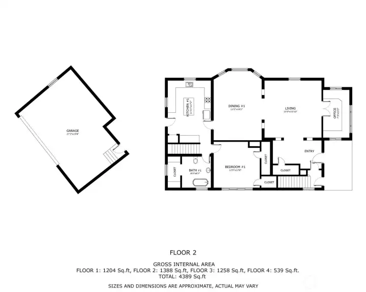 Main Floor and Garage