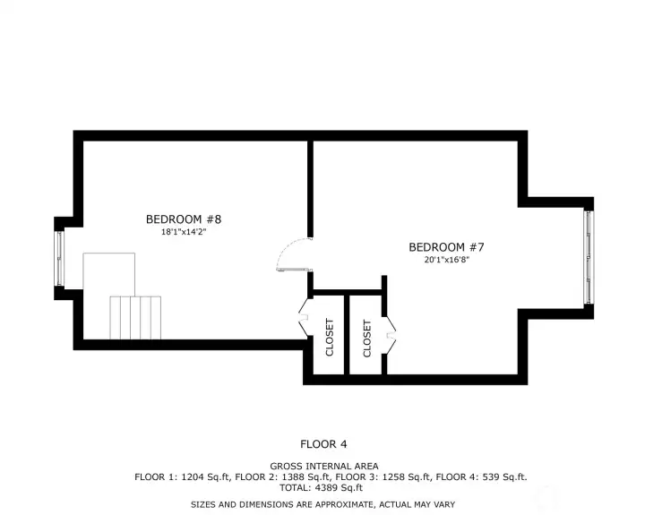 Third Floor/Top Floor