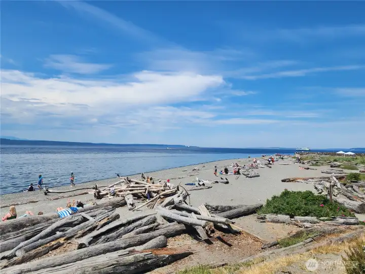 The beach is just down the street!