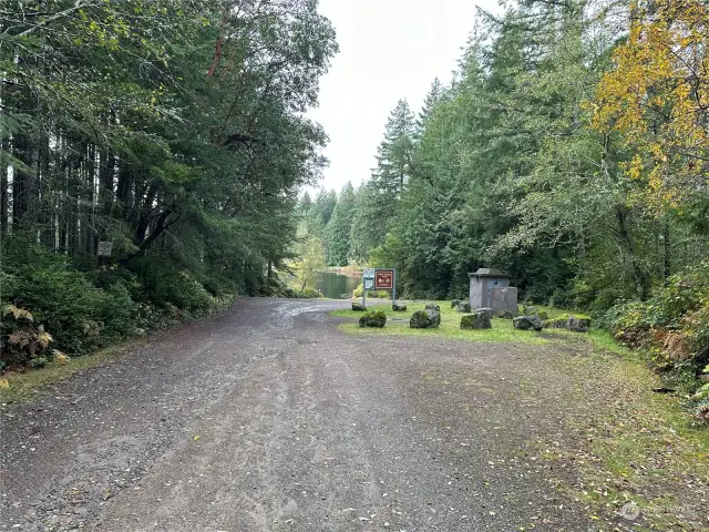 Jackson Lake boat launch.