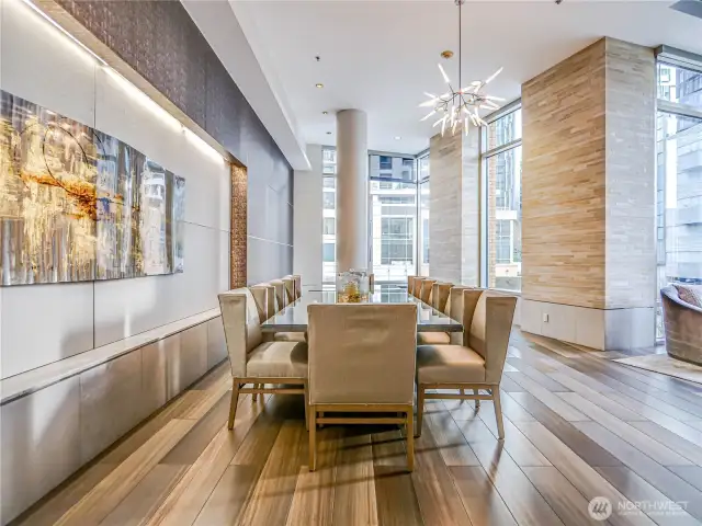 Owners club dining conference table