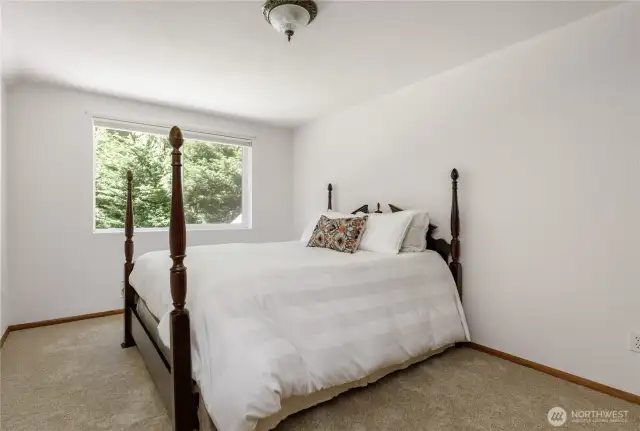 Upstairs bedroom with large closet